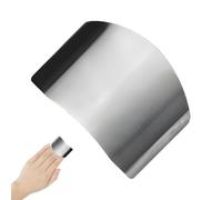 Protège-doigts pour couper - Protège-mains en acier inoxydable de 3,94 pouces | Doigts de protection des mains réglables, outil de sécurité de cuisine réglable pour trancher les légumes, les Fruits, l