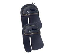 Protège-Doigts Pour La Pratique Du Tir À L'arc, Lot De 2 Onglets De Tir À L'arc Recourbé, En Peau De Vache, Équipement De Chasse En Plein Air