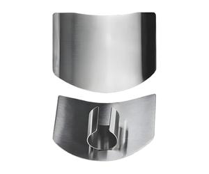 Protège-doigts réglable en acier inoxydable pour couper les aliments, outil de sécurité de cuisine, bouclier de doigt pour hacher les légumes, les fruits, les carottes, les concombres, les pommes de