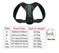 Protège-dos,correcteur de Posture médical ajustable pour hommes et femmes,Corset pour le haut du dos- Green-XXL[D]