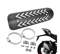 Protège-Échappement Thermique pour Moto - Bouclier Anti-Chaleur Universel | Protection Anti-Brûlure Étanche pour Voyage Trajet Quotidien Usage Extérieur Modification Rénovation