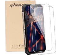 Protège-écran en verre trempé pour Oukitel WP33 Pro 6,60 pouces - 0,33 mm, dureté 9H, anti-rayures, ultra-transparent HD, lot de 2 + kit d'accessoires