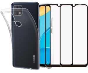 Protège écran ESSENTIELB Oppo A15 Coque + Verre trempé x2