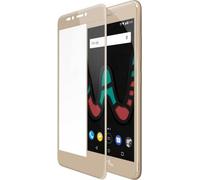 Protège écran WIKO Tempered glass U'Pulse Lite contour gold