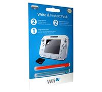 Protège-écrans + Stylets de rechange + Chiffon de nettoyage pour écran Wii U