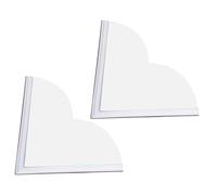 Protège-Etanchéité pour Douche, 2 pièces accessoires de douche contre les éclaboussures, Barrière d'Eau pour Baignoire d'Angle, pour Lavabo de Cuisse, Salle de Bain et Évier de Cuisine Maison Appartem