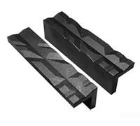 Protège-étau magnétique en nylon avec design double face pour vis en métal de 15,2 cm - Noir - Support robuste (10,2 x 2,54 x 2,54 cm)