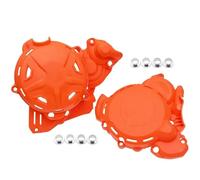 Protège-étrier Moto Convient pour TE250 TE300 Convient pour 250 300 EXC XCW 300EXC 250EXC 300XC-W 2024 Protecteur de Couvercle d'embrayage de Moteur Accessoires de Moto(2 Set Orange)