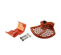 Protège-étriers de Frein Protecteur de Fourche Avant Droit, adapté pour Sherco SC SCF SE SEF SEF-R Factory 125 250 300 450 500, Protection Disque Frein Protège-étrier de Frein Moto(Orange)