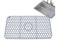 Protège-Évier Pour Évier De Cuisine | Tapis Égouttoir Vaisselle Pour Plan De Travail,Séchoir Drainant en Silicone Thermorésistant pour Casserole Poêle Bol Ustensiles Batterie de Cuisine