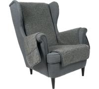 Protège-fauteuil en Laine Kampol Luca graphite