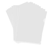 Protège-feuille robuste transparent pour documents - 21,6 x 27,9 cm - En plastique dur - Imperméable - Pour photos, papiers, manipulation et circulation de documents