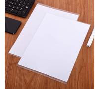 Protège-feuilles A4 en plastique transparent en forme de L, pochettes transparentes étanches, pour travail, rapport, projet, présentation, contrats