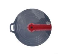 Protège-fouet à crème pour bol mélangeur - Couvercle en silicone transparent pour protéger contre les éclaboussures pour batteur à œufs, mixeur électrique, pâte, ustensile de cuisine, rouge (1)