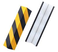 Protège-garage pliable anti-dégâts 90° - Lot de 2 - Gris