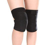 Protège-Genoux antidérapants pour Genoux de Yoga rembourrés au Yoga pour Adulte et Ajustables, genouillère Danse Adultes - 1 Paire