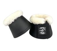 Protège-glome avec fourrure pour cheval York Basic Noir M