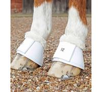 Protège-glome pour cheval Premier Equine Carbon Tech Techno Wool Over Reach Blanc XL