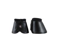 Protège-glome pour cheval Premier Equine Carbon Wrap Over Reach Noir L
