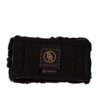 Protège-gourmette pour cheval en mouton BR Equitation Noir 14 cm
