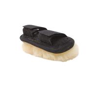 Protège-gourmette pour cheval en peau d'agneau Kavalkade Beige 10 cm