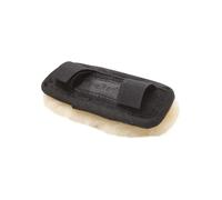 Protège-gourmette pour cheval en peau d'agneau Kavalkade Noir 14 cm