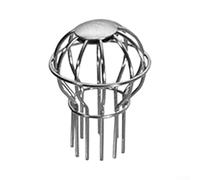 Protège-Gouttière en Acier 304 pour robuste - Grille Anti-Feuilles pour Descentes et Toits - de Drainage Outils 50mm 75mm 110mm(50MM)