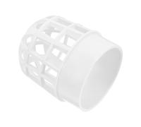 Protège-gouttière en Plastique PVC Maille Fine pour Drainage | Structure Perforée, Filtre Réutilisable, pour Toits, Balcons et Évacuations, Beige Discret