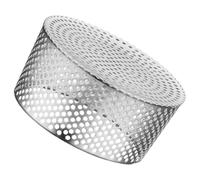 Protège-gouttières Rond en Acier Inoxydable, Grille à Charnière | Filtre de Drainage en Dôme, Insertion sans Outil, pour Tuyaux D’eau et Jardins