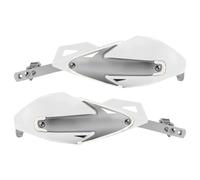 Protege Guidon Moto Accessoires Moto Protège-mains Modifiés Antichute 22 Mm 28 7/8" Protecteurs Levier Frein Motocross Protection Couverture Arc(White)