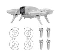 Protège-hélice + Extensions de Train d'atterrissage for Neo, Ensemble de Protection for Drone, hélices légères, Pare-Chocs, Jambe allongée for Accessoires Neo (Gris)