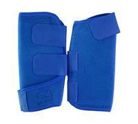 Protège-jambes de cheval de travail plat Sangles enveloppantes Ensemble équestre en tissu rembourré Paire Utilisation quotidienne d ' équitation Enveloppements de jambe de cheval Gardes de de