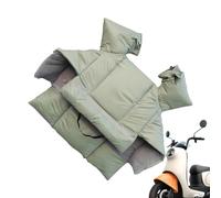 Protège-jambes de scooter - Protection thermique d'hiver en polyuréthane - Protection des genoux et du cou pour scooter électrique, moto, trajet, extérieur, road trip, temps froid, équipement pour
