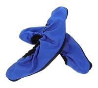 Protège-lames de Patinage Glace Bleu, Polyester, Maintien Élastique | Structure Rigide, Dessous Large Ultra-résistant, Doublure Intérieure Épaisse, pour Patins Artistiques et Hockey