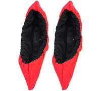 Protège-lames de Patinage sur Glace Rouge, Polyester, Structure Rigide | Fond Large Ultra-résistant, Doublure Épaisse Anti-frottement, pour Patins et Paquet, Skateurs
