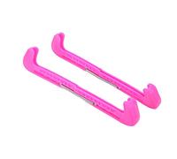 Protège Lames Patin Glace Adjustable Résistant Plastique Rose pour Patinage Artistique Hockey sur Glace 31cm x 6cm x 1.8cm (Rose)