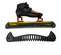 Protège-Lames pour Patins à Glace - 1 Paire de Housses Élastiques et Douces en Microfibre | Protections de Lames Absorbantes Anti-Rouille | Accessoires de Patinage pour Jeunes et Adultes