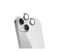 Protège lentilles iPhone 14 / 14 Plus x2 Verre trempé Argent + Garantie à vie - Certifié GRS Force Glass