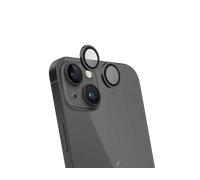 Protège lentilles iPhone 15 / 15 Plus / 14 / 14 Plus x2 Verre trempé Noir + Garantie à vie - Certifié GRS Force Glass