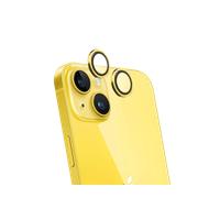 Protège lentilles iPhone 15 / 15 Plus / 14 / 14 Plus x2 Verre trempé Or + Garantie à vie - Certifié GRS Force Glass