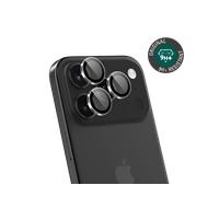 Protège lentilles iPhone 17 Pro / 17 Pro Max / 16 Pro / 16 Pro Max x3 Verre trempé Transparent + Garantie à vie - Certifié GRS Force Glass