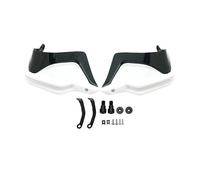 Protège-Levier Moto pour MT FZ 07 pour MT07 FZ07 2014-2024 2022 2023 Protège-Mains, Pare-Brise, Protection Contre Le Vent pour Moto Bouclier Guidon(White Black Set)