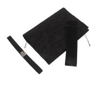 Protège-livre A5 en Tissu Noir, Pochette Réutilisable, Présent rentrée | Lavable et Ajusté, Motif Brodé, Protège Cahiers, Carnets, Romans ou Sketchbooks pour Bibliothèque, Cours, Couleur Aléatoire