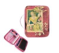 Protege Livre,Couverture Bible 1 housse de livre portable anti-poussière avec impression personnalisée, étui protection for Bible, sac fourre-tout(C)