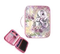 Protege Livre,Couverture Bible 1 housse de livre portable anti-poussière avec impression personnalisée, étui protection for Bible, sac fourre-tout(U)