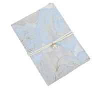 Protège-livre en Tissu Artisanal A6 avec Motif Floral Vintage et Sangle | Couverture Décorative Résistante aux Rayures, pour Journaux, Carnets et Scrapbooks Scolaires