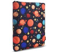 Protège-livre Galaxy Space Book - Tissu lavable - Avec fermeture éclair - Taille M : 28 x 21 cm