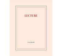 Protège-livre "Lecture" (papeterie) - Collectif - Gallimard Papeterie - Papeterie