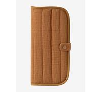 Protège livret de famille en gaze de coton ocre TU