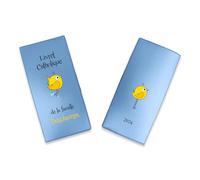 Protège Livret de Famille Personnalisé - Livret de Famille Catholique Oiseau - Élégance et Protection avec notre article fabriqué et personnalisé en France - SP0203a (Nacré Pétrole)